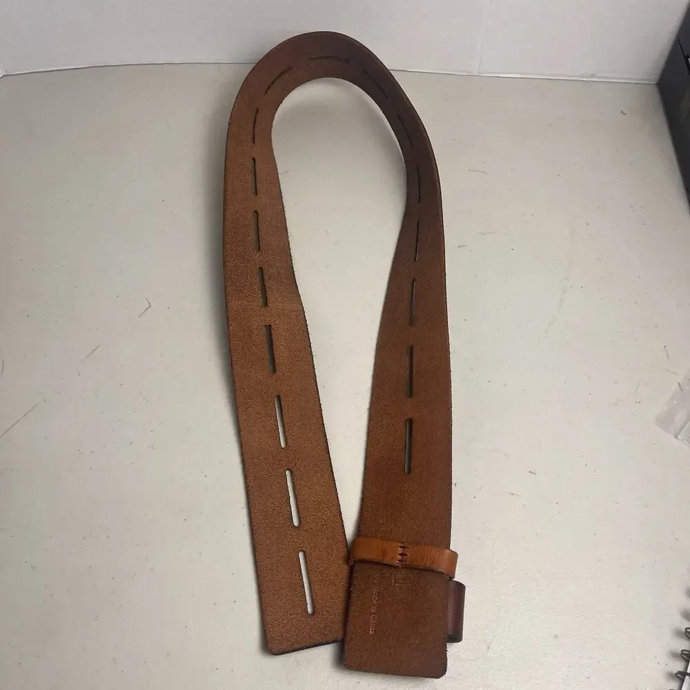 CAbi Here or There Leather Belt Brown 2